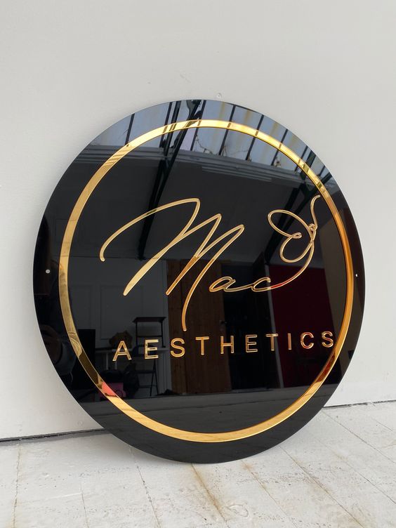 Acrylic Round Sign