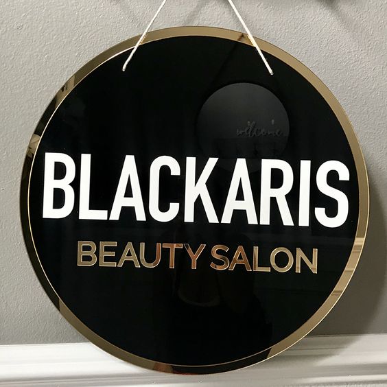 Acrylic Round Sign